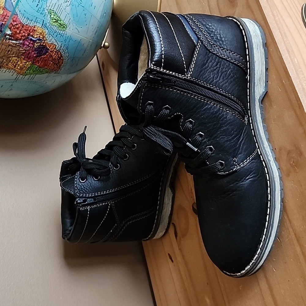 RIEKER men's size 8 ancle boots EU 41 - Picture 2 of 16